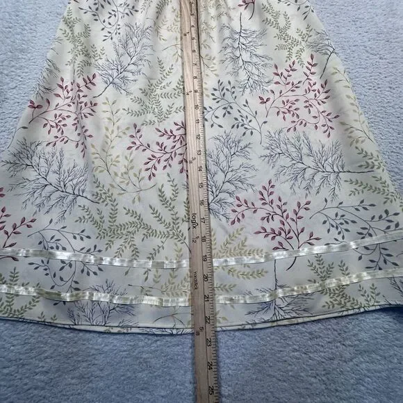 Vintage Y2K 90s Tailor B. Moss Pencil Skirt Women 8 Cream Background Made in USA - Picture 5 of 8